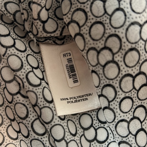 Ann Taylor Black and White Blouse SP - Picture 9 of 10